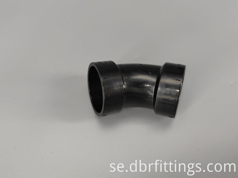 Robust and durable ABS fittings 45 ELBOW